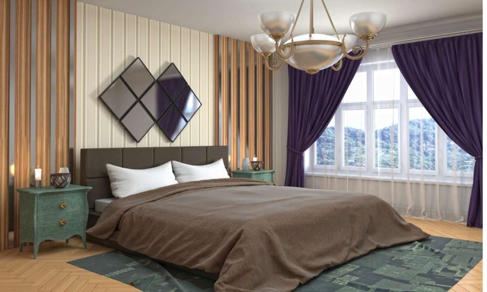 accent walls decor bedroom
