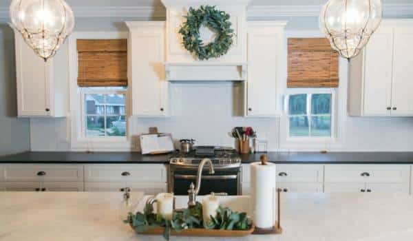 Above The Oven Or Stove To Hang Wreaths on Kitchen Cabinets
