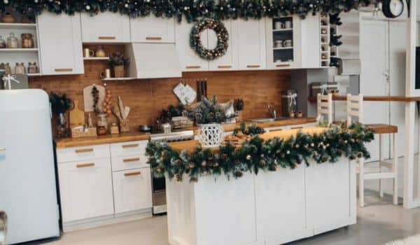 Determining the Optimal Location for Wreath Placement on the Cabinet
