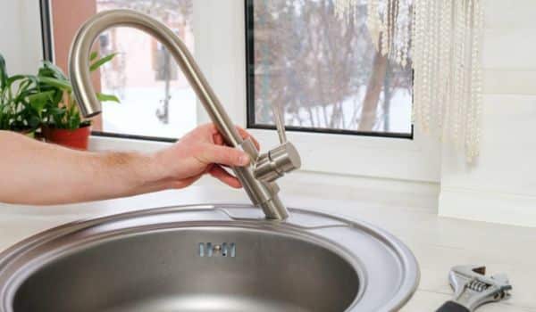Extract The Faucet’s Handle To Remove A Moen Kitchen Faucet With Sprayer
