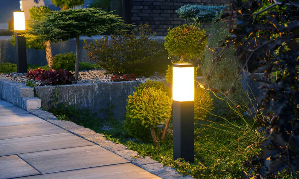 how to power outdoor lights without an outlet